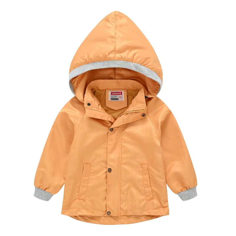 babies and kids clothes K / 90cm / United States Children's Hooded Waterproof Jacket (9 Colors) -The Palm Beach Baby