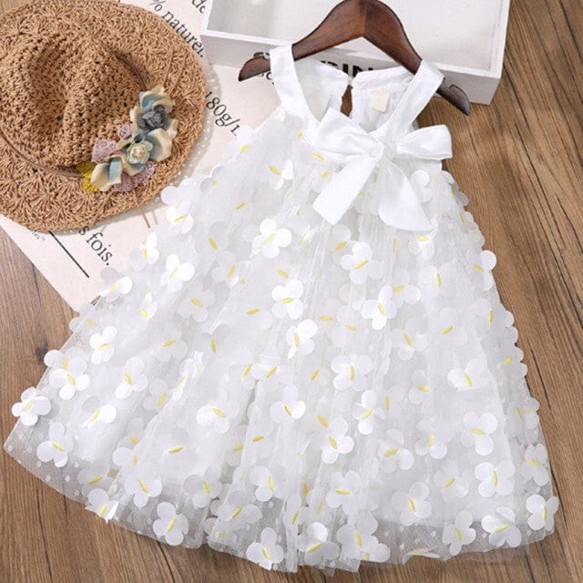 Baby & Kids Accessories White / 100 / United States "Butterfly Tulle" Party Dress -The Palm Beach Baby