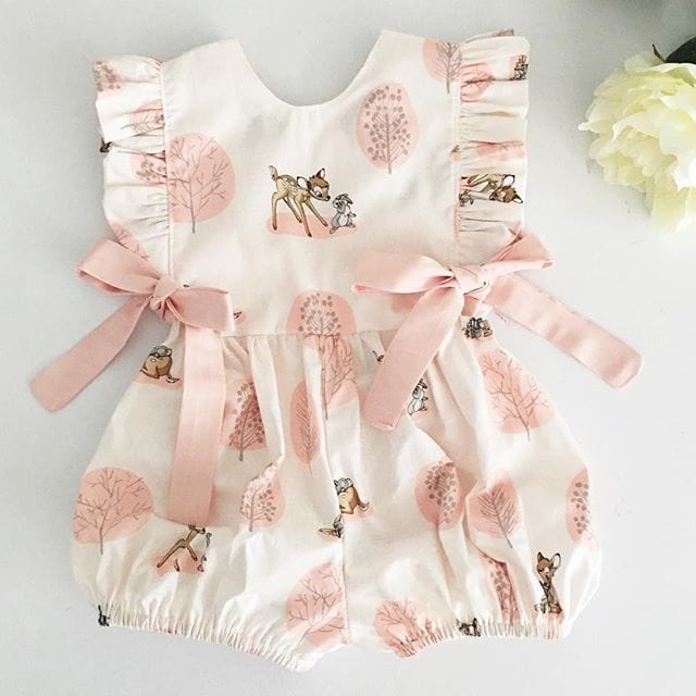 Baby & Kids Apparel Pink / 6M "My Little Bunny" Romper -The Palm Beach Baby