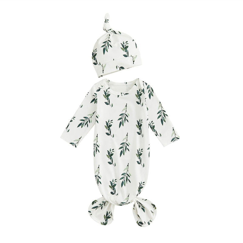 kids and babies B / United States / Newborn 2 PC Baby Swaddling Gown 2 -The Palm Beach Baby