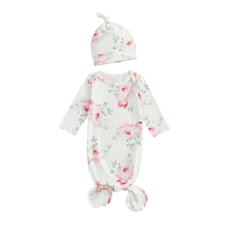 kids and babies C / United States / Newborn 2 PC Baby Swaddling Gown 2 -The Palm Beach Baby