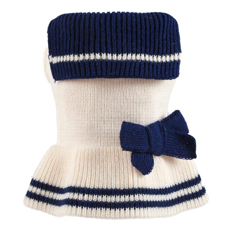 pet sweaters Blue / XS 1-1.5kg / China DIVA Pet - "Clea" Small Dog Sweater Dress -The Palm Beach Baby