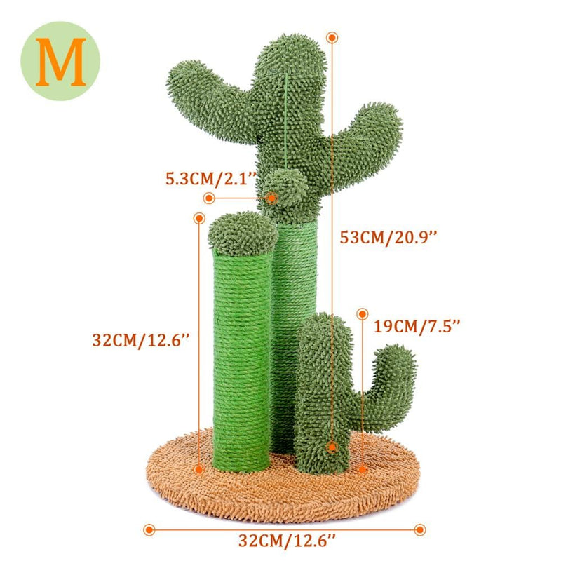 Pet Accessories AMT0066BN / as picture / United States Cute Cactus Scratching Post for Cats -The Palm Beach Baby