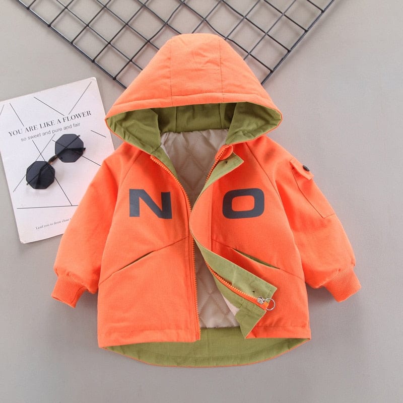 kids and babies YZ Orange / 2T Copy of Copy of Fall/Winter Cozy Warm Children's Coat -The Palm Beach Baby