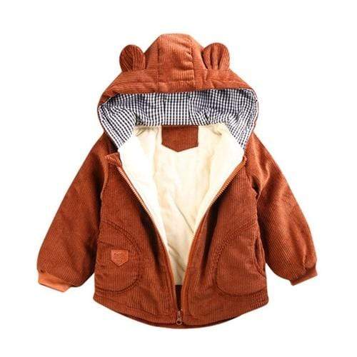 Toddlers Lined Hooded  Coat - The Palm Beach Baby