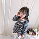 babies and kids clothes "Addison" Winter-Knit Dress -The Palm Beach Baby