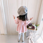 babies and kids clothes "Addison" Winter-Knit Dress -The Palm Beach Baby