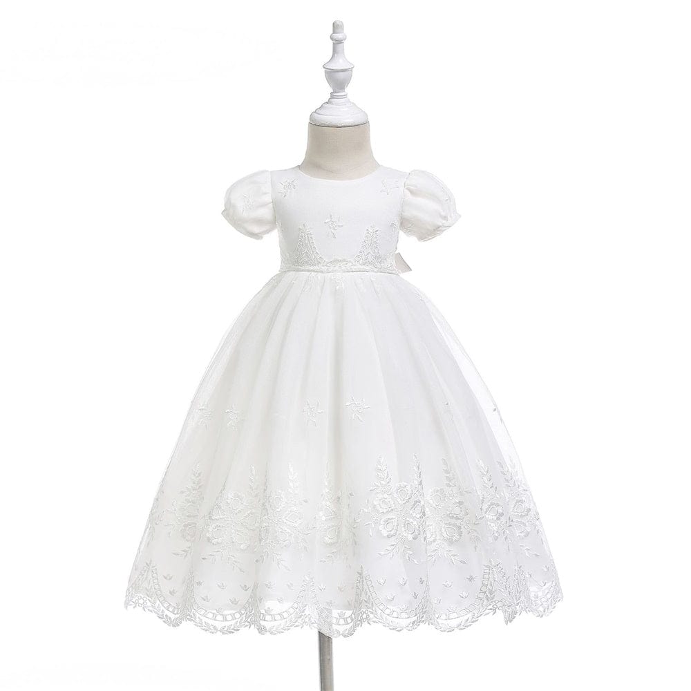 Baby & Kids Apparel "Baby Anabella" Lace Baptism Gown With Bonnet -The Palm Beach Baby