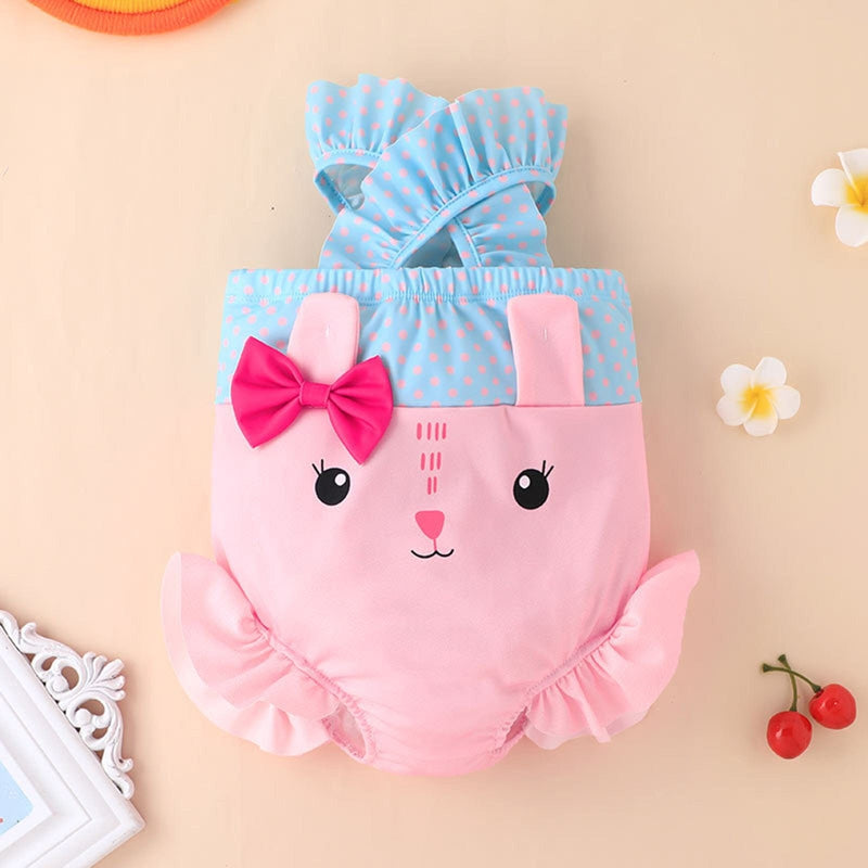 Baby & Kids Apparel "Bunny Sweetie" One-Piece Swimsuit -The Palm Beach Baby