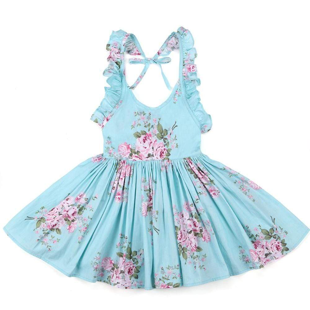 "Oh Suzannah" Flirty Floral Party Dress - The Palm Beach Baby