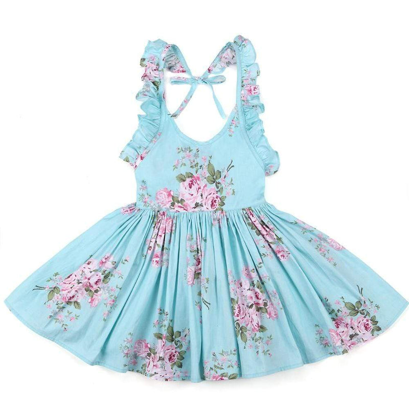 "Oh Suzannah" Flirty Floral Party Dress - The Palm Beach Baby