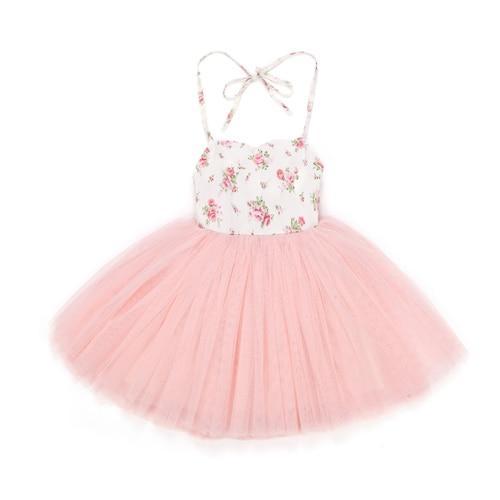 The "Camille" 4 Layer Vintage Tulle Dress - The Palm Beach Baby
