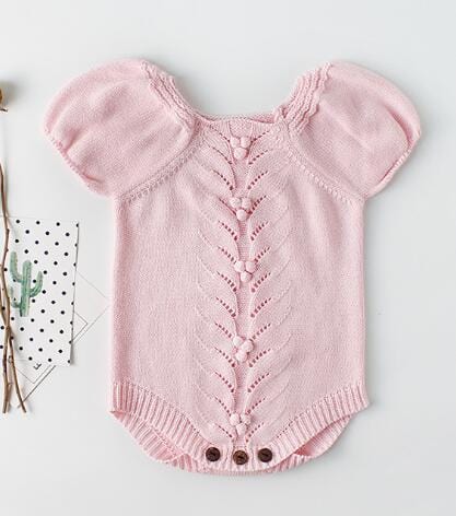 Baby & Kids Apparel "Pretty in Knit" Baby Romper -The Palm Beach Baby