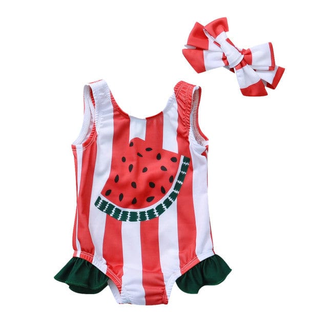 Baby & Kids Apparel RD / United States / 110 "Fruity-Tootie" Themed 1PC Swimsuit -The Palm Beach Baby