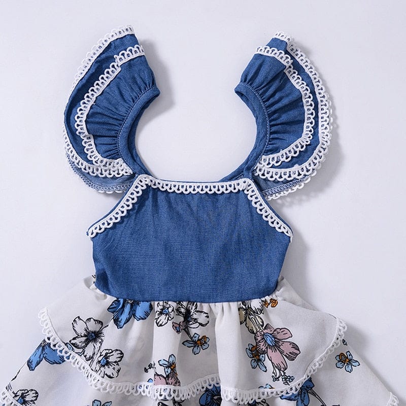 "Crissy" Tiered Fashion Dress -The Palm Beach Baby