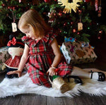 kids and babies clothing The "Aurora" Plaid Party Dress -The Palm Beach Baby