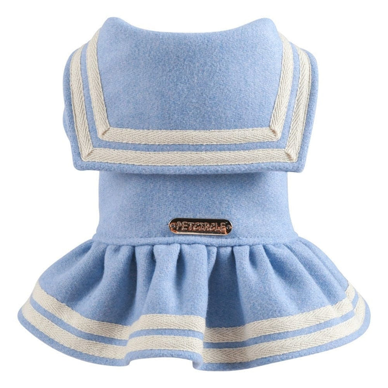 pet coat dress Blue / XS / United States Winter Warm Pet Coat/Dress -The Palm Beach Baby
