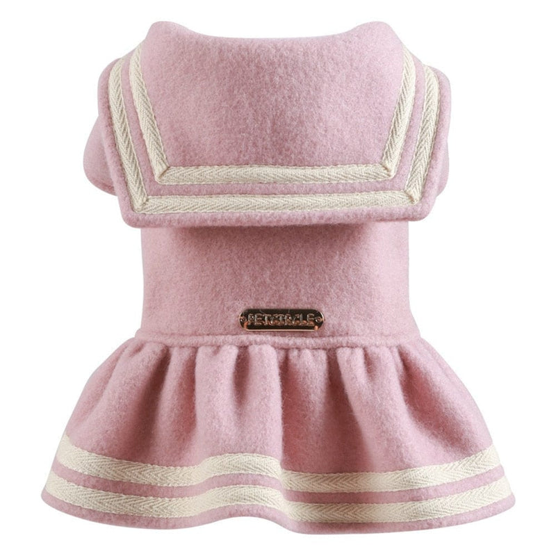 pet coat dress Pink / XS / United States Winter Warm Pet Coat/Dress -The Palm Beach Baby